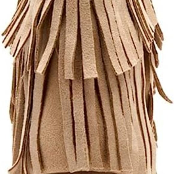 Coconuts by Matisse Natural Logan Fringe Western Style Booties Boots size 9.5 - Picture 7 of 9